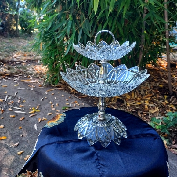 Vintage Other - Vintage two tier tray ✨️